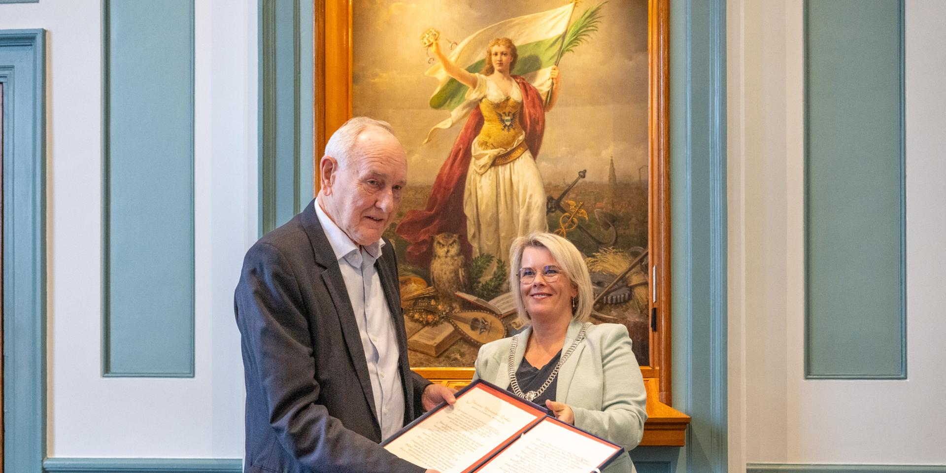 Johan Remkes ereburger gemeente Groningen