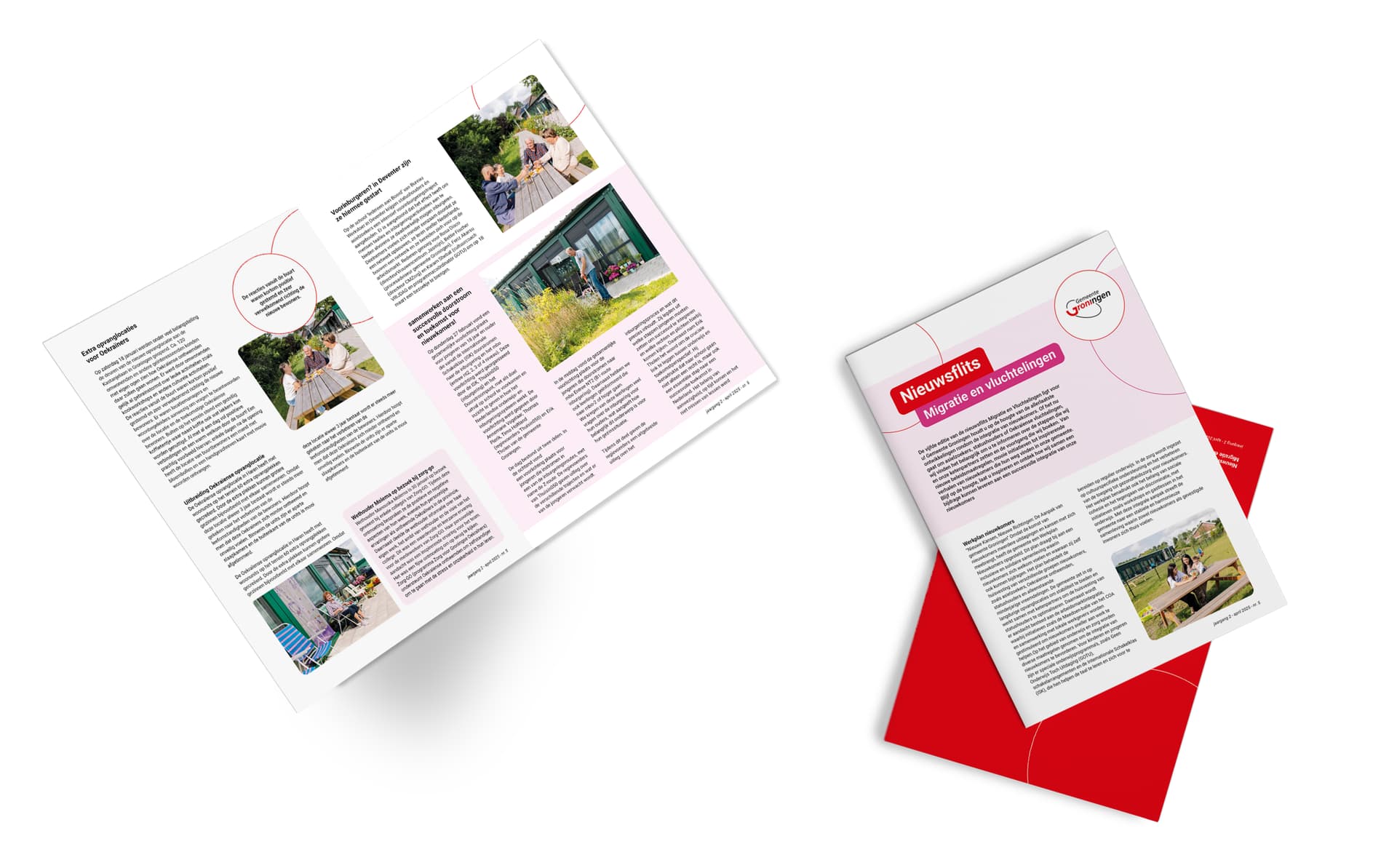 Voorbeeld brochure in de huisstijl