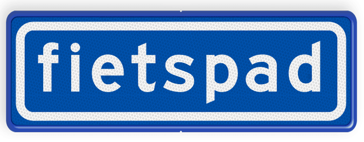 Verkeersbord fietspad