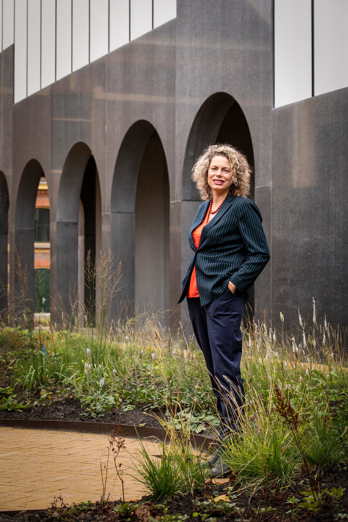 Afbeelding Wethouder Kirsten de Wrede in het Ebbingekwartier