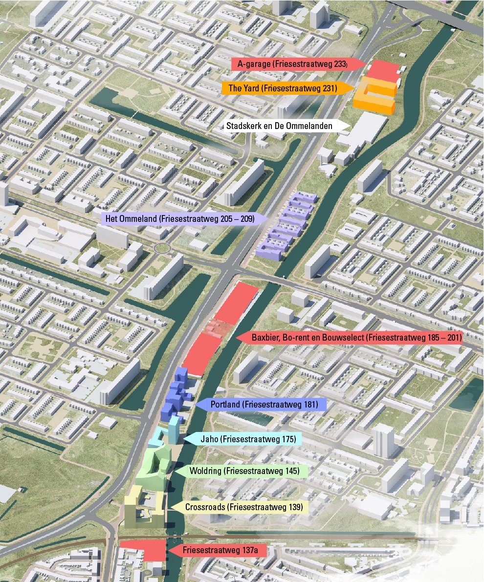 Plattegrond Reitdiepzone