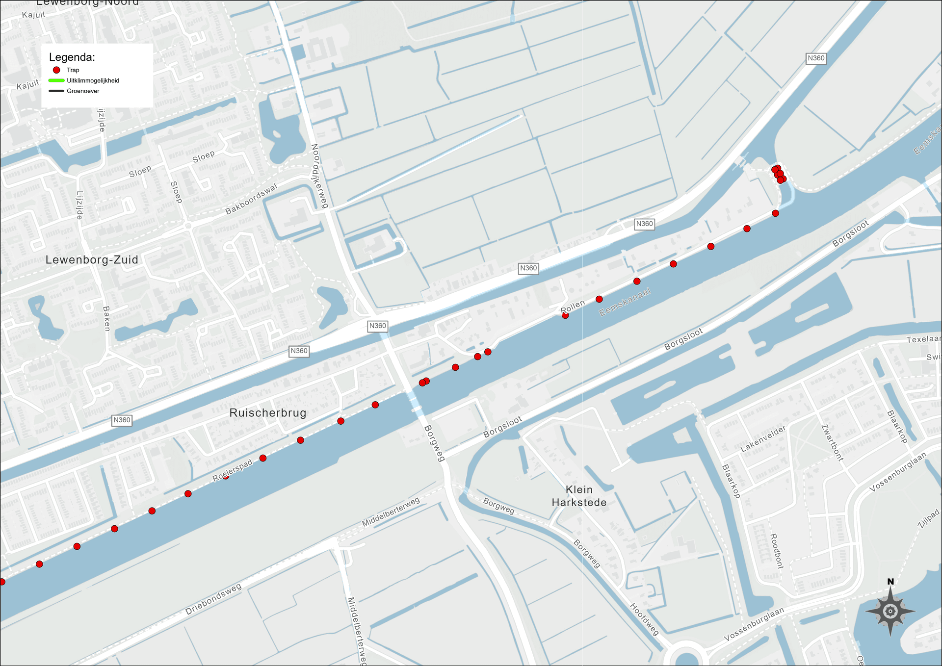 Uitklimvoorzieningen 2024 Eemskanaal