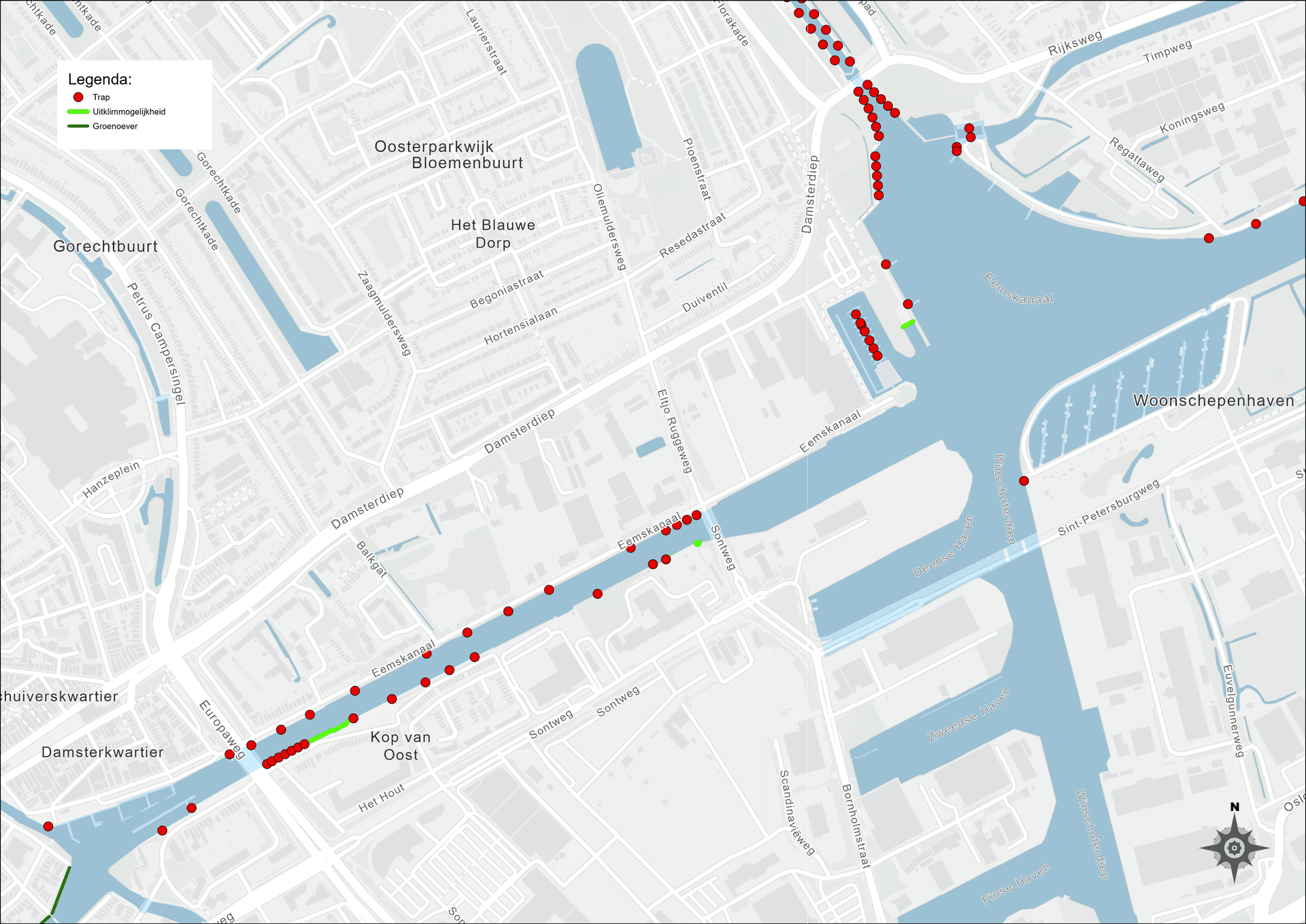 Uitklimvoorzieningen 2024 Eemskanaal