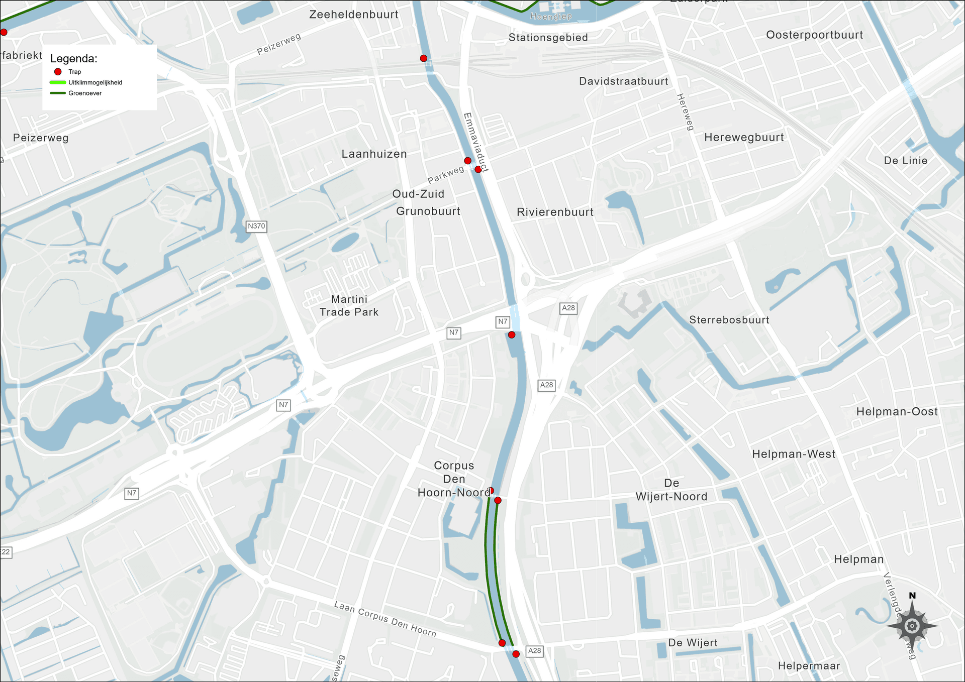 Uitklimvoorzieningen 2024 Hoornsediep