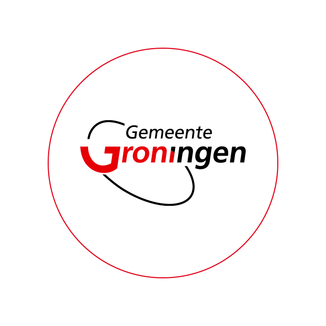 Logo gemeente Groningen in cirkel