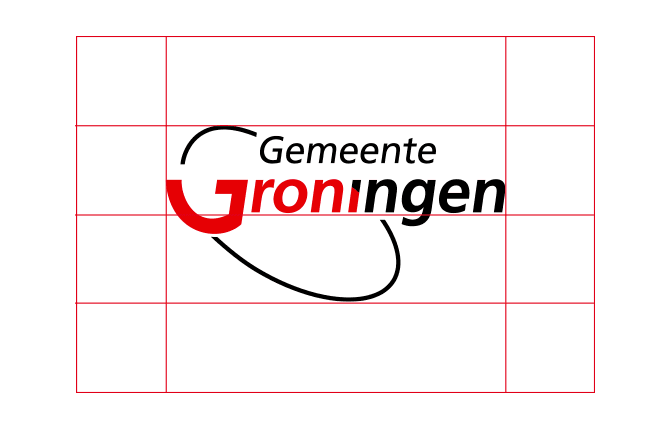 Logo gemeente Groningen met witruimte