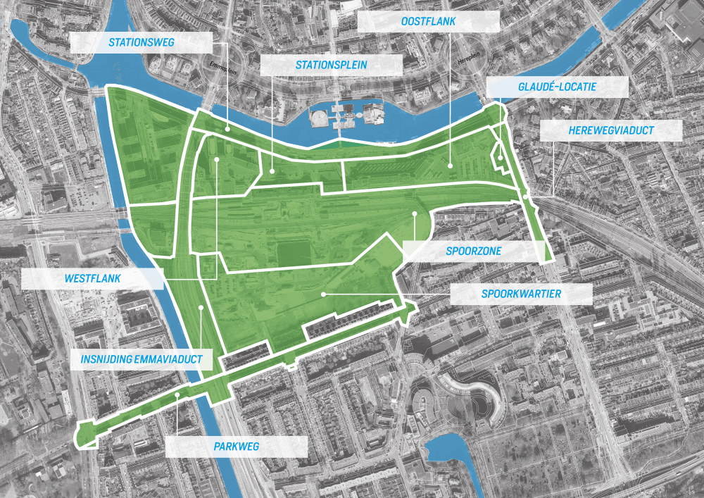 Plattegrond Stationsgebied