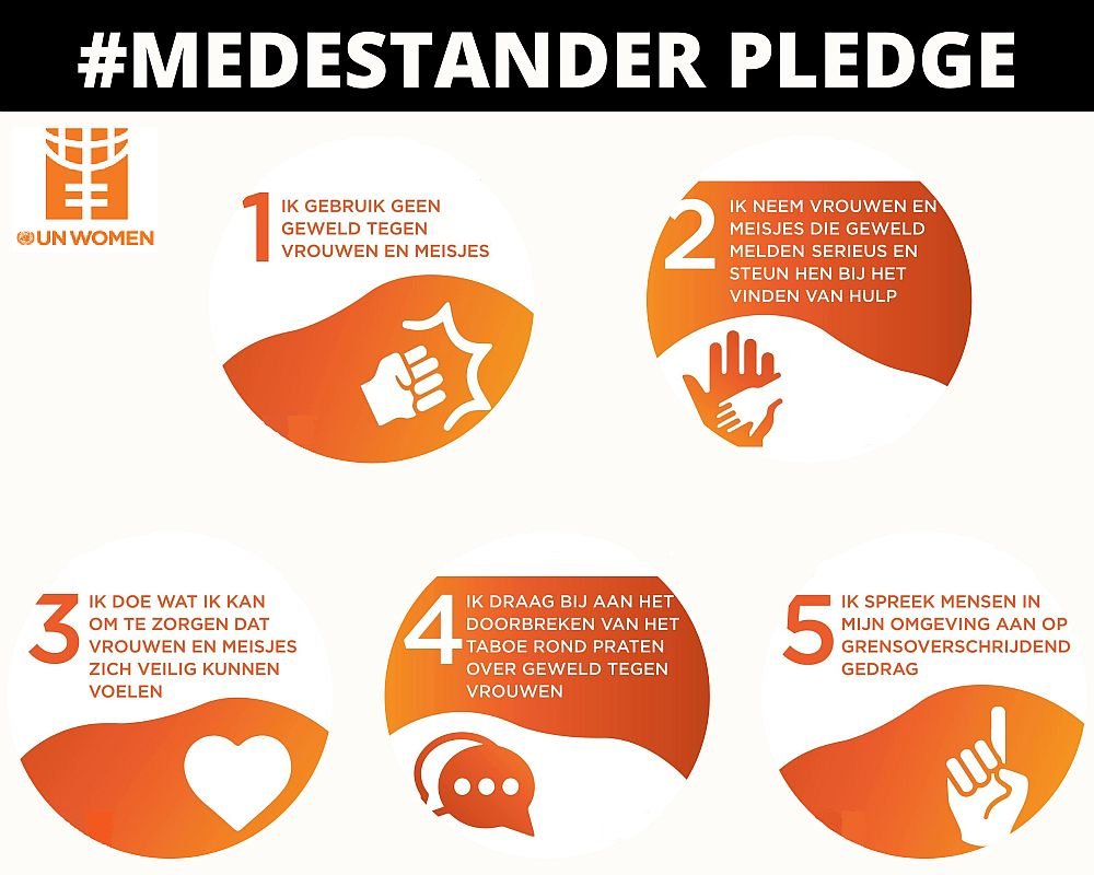 #Medestander Pledge (Orange the World)