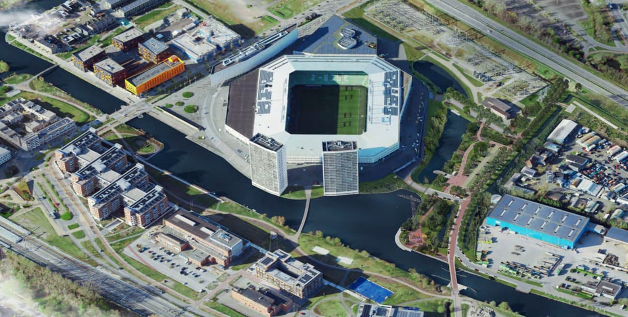 Impressie Zuidoostzijde Euroborg