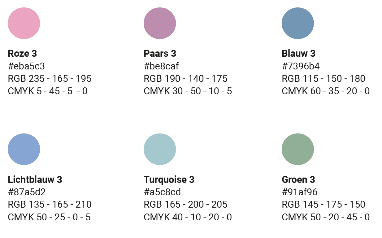 Extra kleuren voor illustraties